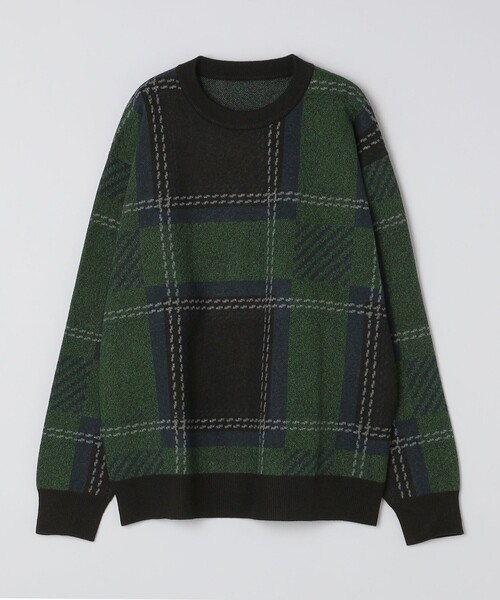 SHIPS Colors（シップス カラーズ）の「SHIPS Colors:〈洗濯機可能〉モチフワ 総柄 ニット◇（ニット/セーター・メンズ・ライトホワイト/ブラック/グリーン/ブラウン/オフホワイト/ネイビー・X-LARGE/LARGE/MEDIUM）」の21枚目の写真