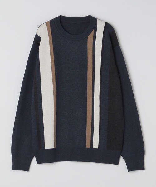 SHIPS Colors（シップス カラーズ）の「SHIPS Colors:〈洗濯機可能〉モチフワ 総柄 ニット◇（ニット/セーター・メンズ・ライトホワイト/ブラック/グリーン/ブラウン/オフホワイト/ネイビー・X-LARGE/LARGE/MEDIUM）」の22枚目の写真