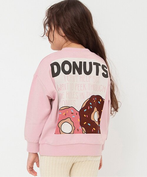 BREEZE(ブリーズ)の「【WEB限定】カラバリ グラフィックトレーナー_ジュニア対応(スウェット・キッズ・ブルー/アイボリー/サックスブルー/ピンク/ベージュ/グレー/キナリ/チャコール/イエロー/オレンジ/ラベンダー・80/90/100/110/120/130/140)」の10枚目の写真