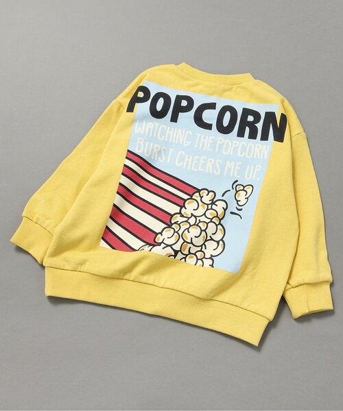 BREEZE(ブリーズ)の「【WEB限定】カラバリ グラフィックトレーナー_ジュニア対応(スウェット・キッズ・ブルー/アイボリー/サックスブルー/ピンク/ベージュ/グレー/キナリ/チャコール/イエロー/オレンジ/ラベンダー・80/90/100/110/120/130/140)」の9枚目の写真