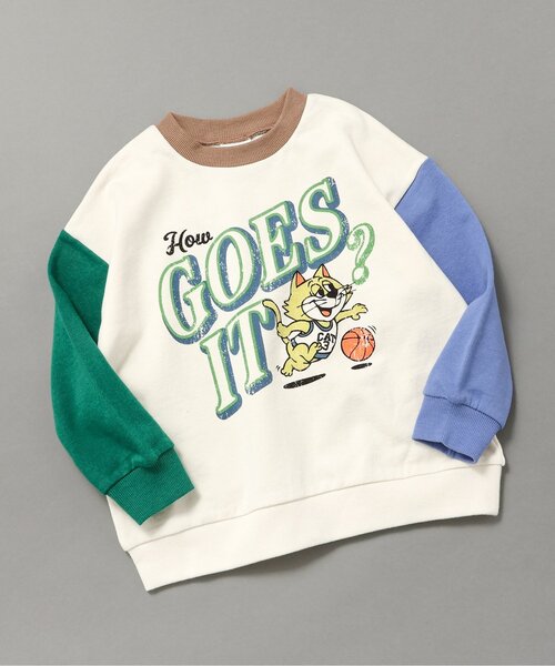 WEB限定】カラバリ グラフィックトレーナー_ジュニア対応（スウェット