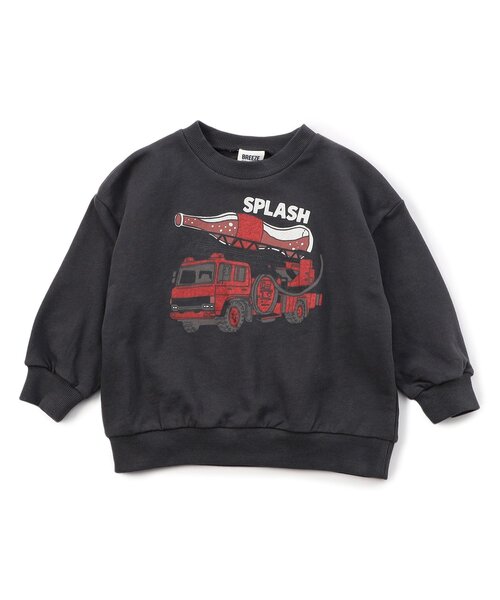 BREEZE(ブリーズ)の「【WEB限定】カラバリ グラフィックトレーナー_ジュニア対応(スウェット・キッズ・ブルー/アイボリー/サックスブルー/ピンク/ベージュ/グレー/キナリ/チャコール/イエロー/オレンジ/ラベンダー・80/90/100/110/120/130/140)」の14枚目の写真