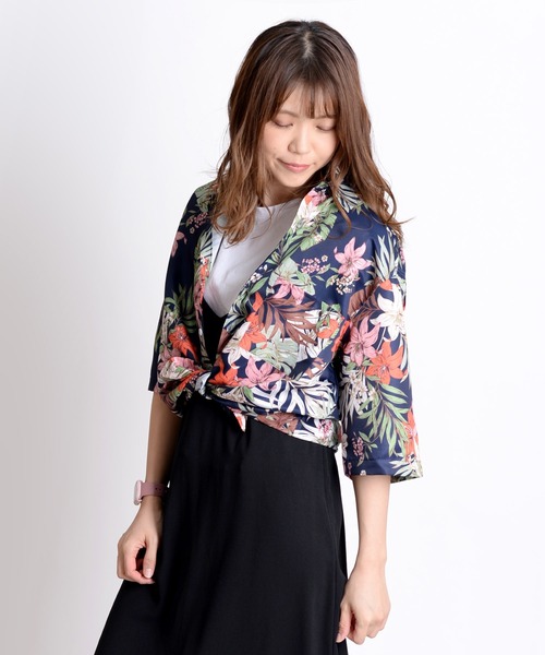 MARAI(マーライ)の「アロハシャツ 半袖シャツ 花柄(シャツ/ブラウス・レディース・B/G/C/D/H/I/E/F・FREE)」の6枚目の写真