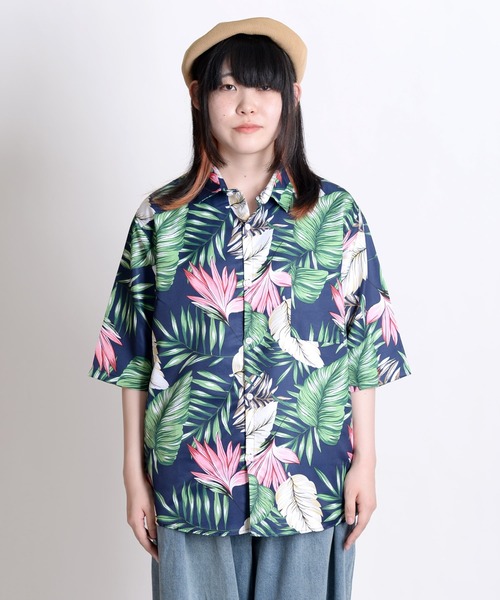 MARAI(マーライ)の「アロハシャツ 半袖シャツ 花柄(シャツ/ブラウス・レディース・B/G/C/D/H/I/E/F・FREE)」の21枚目の写真