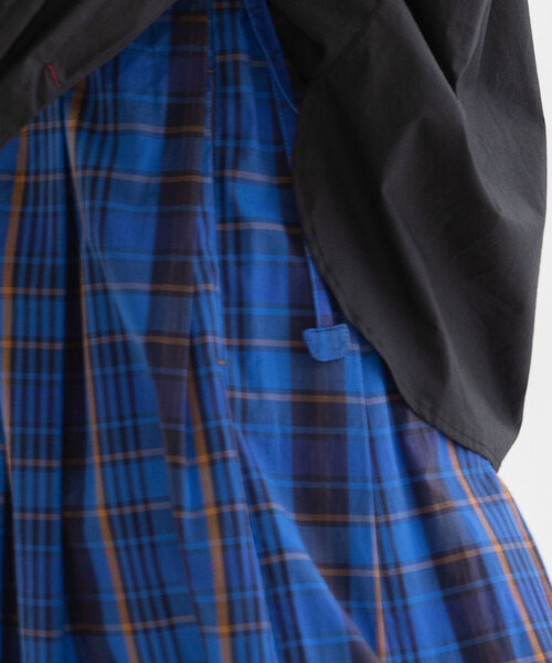 nop de nod（ノップドゥノッド）の「miscタイプライターチェックタックスカート（スカート・レディース・レッド/ブルー・M）」の8枚目の写真