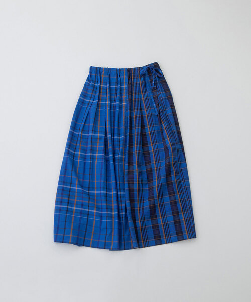 nop de nod（ノップドゥノッド）の「miscタイプライターチェックタックスカート（スカート・レディース・レッド/ブルー・M）」の22枚目の写真