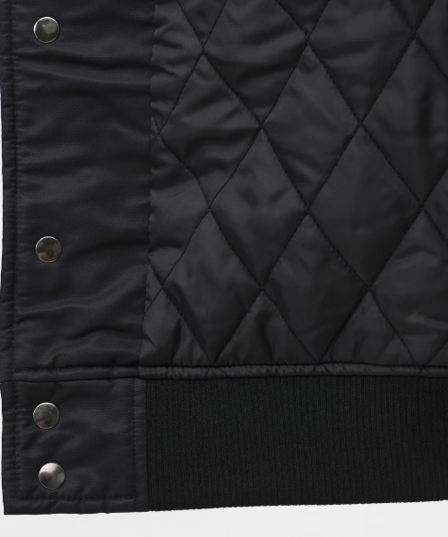 NEW ERA（ニューエラ）の「ニューエラ  WS NYLON VARSITY JACKET LOSDOD BLK（スタジャン・レディース・ブラック・S/M）」の7枚目の写真