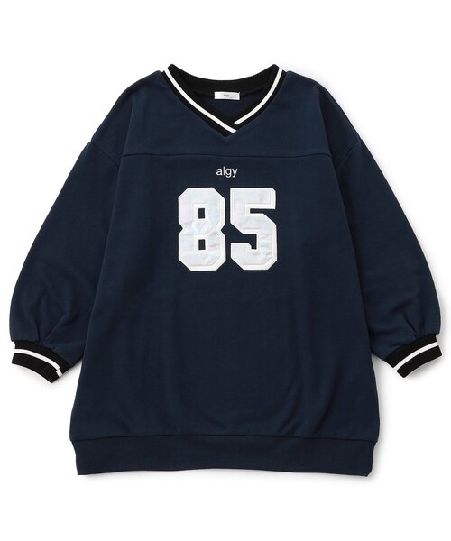 algy(アルジー)の「ナンバリングミニワンピ(ワンピース・キッズ・ピンク/ネイビー/ブラック・XX-SMALL/X-SMALL/MEDIUM/SMALL)」の3枚目の写真