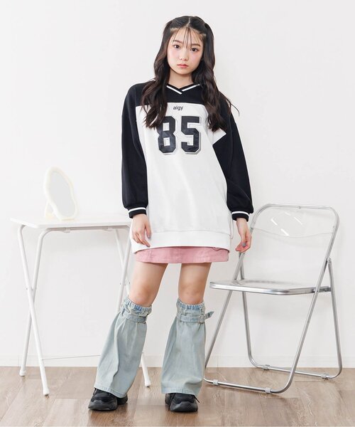 algy(アルジー)の「ナンバリングミニワンピ(ワンピース・キッズ・ピンク/ネイビー/ブラック・XX-SMALL/X-SMALL/MEDIUM/SMALL)」の11枚目の写真