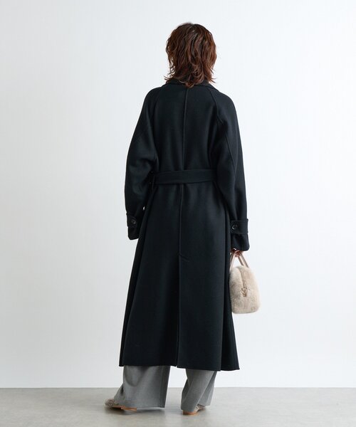 RIVE DROITE（リヴドロワ）の「【軽い着心地】リバーロングトレンチ（その他アウター・レディース・ブラック/キャメル・38/36）」の12枚目の写真