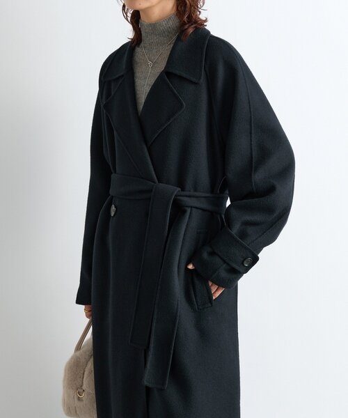 RIVE DROITE（リヴドロワ）の「【軽い着心地】リバーロングトレンチ（その他アウター・レディース・ブラック/キャメル・38/36）」の13枚目の写真