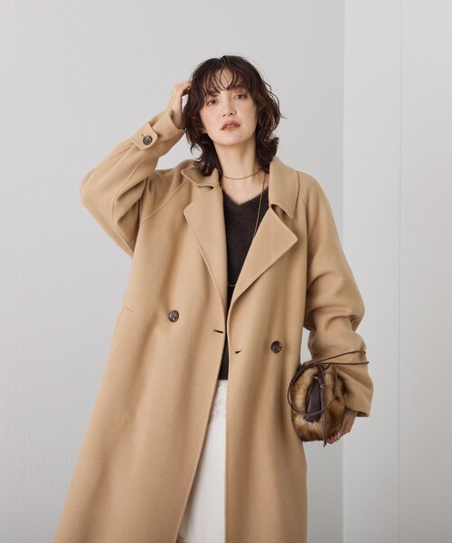 RIVE DROITE（リヴドロワ）の「【軽い着心地】リバーロングトレンチ（その他アウター・レディース・ブラック/キャメル・38/36）」の21枚目の写真