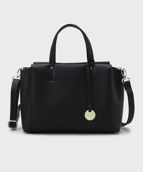 OPAQUE.CLIP（オペークドットクリップ）の「【2WAY/人間工学】シュリンクミドルトートバッグ（トートバッグ・レディース・ブラック/ブラウン系その他/グレー・00）」の10枚目の写真