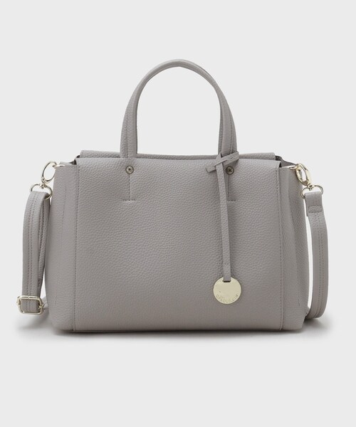 OPAQUE.CLIP（オペークドットクリップ）の「【2WAY/人間工学】シュリンクミドルトートバッグ（トートバッグ・レディース・ブラック/ブラウン系その他/グレー・00）」の12枚目の写真