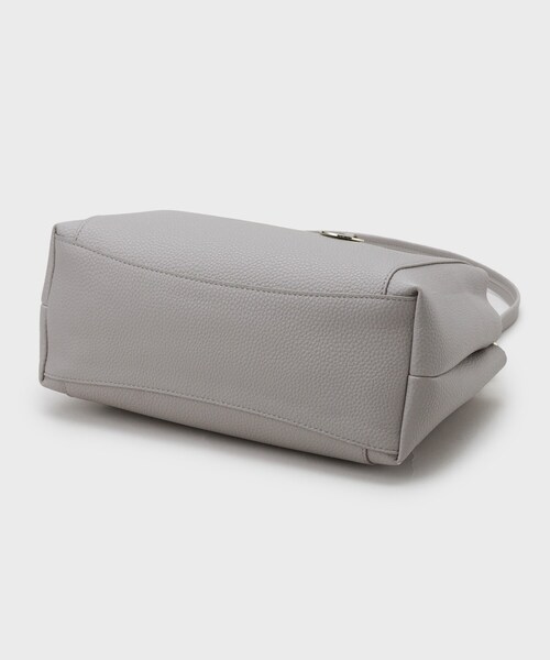 OPAQUE.CLIP（オペークドットクリップ）の「【2WAY/人間工学】シュリンクミドルトートバッグ（トートバッグ・レディース・ブラック/ブラウン系その他/グレー・00）」の15枚目の写真