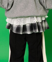 BREEZE | 【WEB限定】２wayレイヤードレースミニスカート_ジュニア対応(スカート)