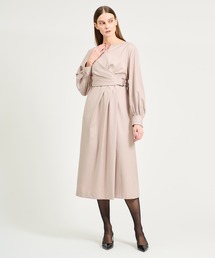ラップワンピース カシュクール」に該当するワンピースファッション