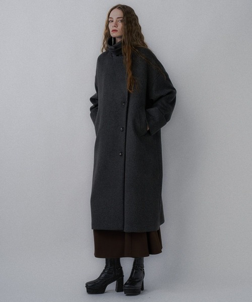 HARE 2wayコート グレー セット商品 ウール2WAYチェスターコート(HARE)（チェスターコート）｜HARE（ハレ