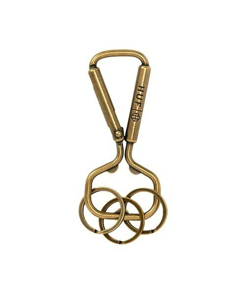 HUF(ハフ)の「BOTTLE OPENER CARABINER(キーホルダー・メンズ・シルバー/ゴールド・O/S)」の4枚目の写真