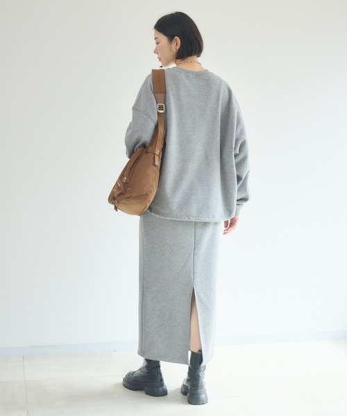 Paradise Picnic（パラダイスピクニック）の「cloche 裏起毛アイラインスカート（スカート・レディース・キャメル/グレー/ブラック・FREE）」の7枚目の写真