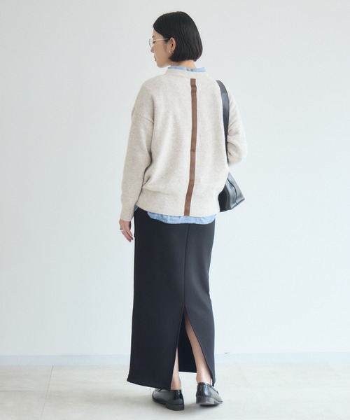 Paradise Picnic（パラダイスピクニック）の「cloche 裏起毛アイラインスカート（スカート・レディース・キャメル/グレー/ブラック・FREE）」の14枚目の写真