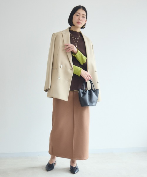 Paradise Picnic（パラダイスピクニック）の「cloche 裏起毛アイラインスカート（スカート・レディース・キャメル/グレー/ブラック・FREE）」の20枚目の写真