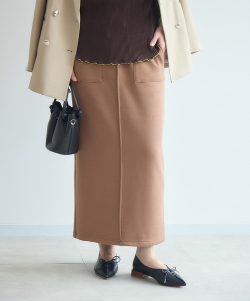 Paradise Picnic（パラダイスピクニック）の「cloche 裏起毛アイラインスカート（スカート・レディース・キャメル/グレー/ブラック・FREE）」の22枚目の写真