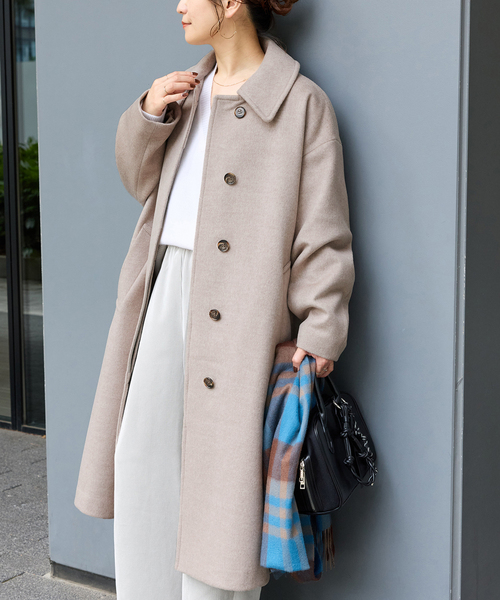 さおりん！美品 JOURNAL STANDARDコート JOURNAL STANDARD｜《追加2》スーパー140ビーバーノーカラー