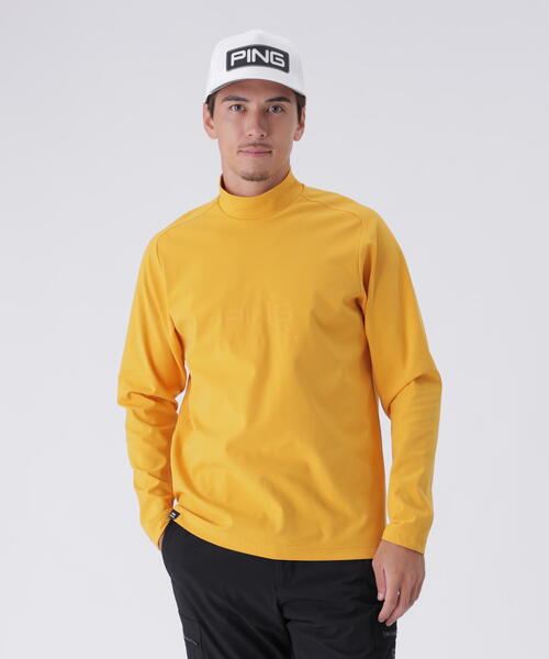 PING(ピン)の「【PING APPAREL】サーモソーラ―バックカノコ長袖ハイネックカットソー <PERFORMANCE> (MENS)(Tシャツ/カットソー・メンズ・イエロー/ホワイト/ブラウン/グレー・S/LL/M/L/LL1)」の4枚目の写真