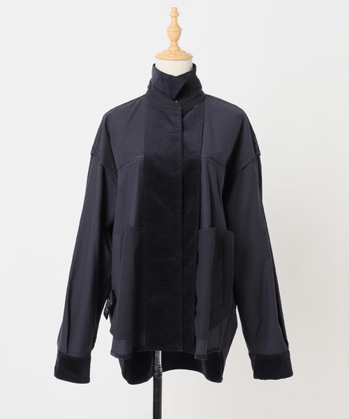 JOURNAL STANDARD(ジャーナルスタンダード)の「Velour JACKET(その他アウター・レディース・キャメル/ネイビー・FREE)」の22枚目の写真