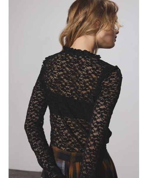 COEL（コエル）の「ベロアレーストップス（その他トップス・レディース・ブラック・FREE）」の2枚目の写真