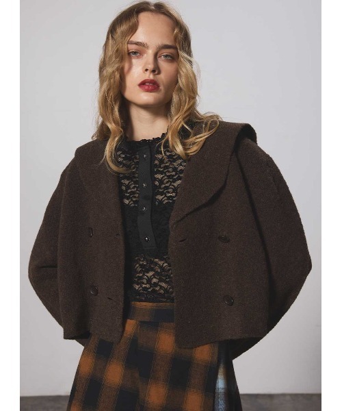 COEL（コエル）の「ベロアレーストップス（その他トップス・レディース・ブラック・FREE）」の3枚目の写真