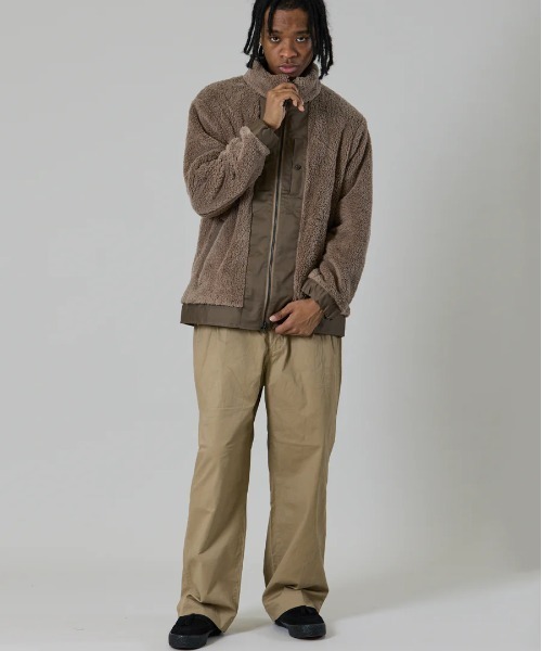 UNFRM OUTDOOR STANDARD(ユニフォームアウトドアスタンダード)の「【UNFRM OUTDOOR STANDARD:ユニフォームアウトドアスタンダード】CLASSIC TWO-TUCK WIDE CHINO TROUSERS/ツータックユニセックスチノパンツ(チノパンツ・メンズ・ベージュ/ホワイト・X-SMALL/SMALL)」の12枚目の写真