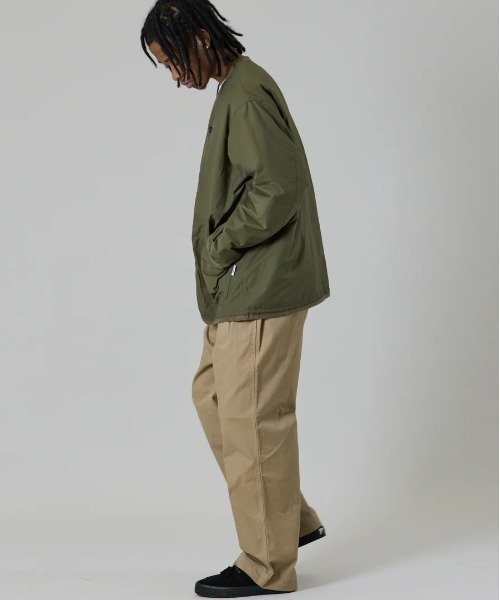 UNFRM OUTDOOR STANDARD(ユニフォームアウトドアスタンダード)の「【UNFRM OUTDOOR STANDARD:ユニフォームアウトドアスタンダード】CLASSIC TWO-TUCK WIDE CHINO TROUSERS/ツータックユニセックスチノパンツ(チノパンツ・メンズ・ベージュ/ホワイト・X-SMALL/SMALL)」の14枚目の写真
