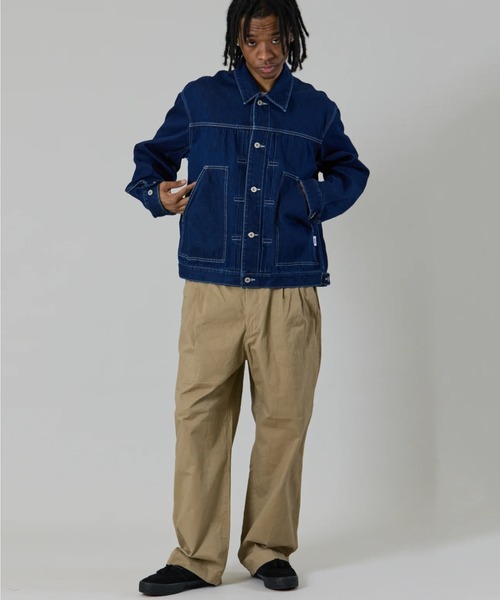 UNFRM OUTDOOR STANDARD(ユニフォームアウトドアスタンダード)の「【UNFRM OUTDOOR STANDARD:ユニフォームアウトドアスタンダード】CLASSIC TWO-TUCK WIDE CHINO TROUSERS/ツータックユニセックスチノパンツ(チノパンツ・メンズ・ベージュ/ホワイト・X-SMALL/SMALL)」の16枚目の写真