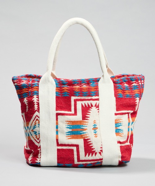 PENDLETON(ペンドルトン)の「【 PENDLETON / ペンドルトン 】ジャガードミニトートバッグ(トートバッグ・レディース・チャコール/レッド・FREE)」の4枚目の写真