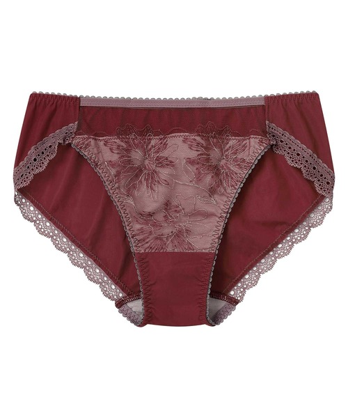 AMPHI（アンフィ）の「「otona MUSEコラボ」「BRAGENIC ブラジェニック ぴたっとフィットタイプ」　ショーツ（ショーツ・レディース・レッド/グリーン/サックスブルー/アイボリー/ブラウン・L/M）」の5枚目の写真