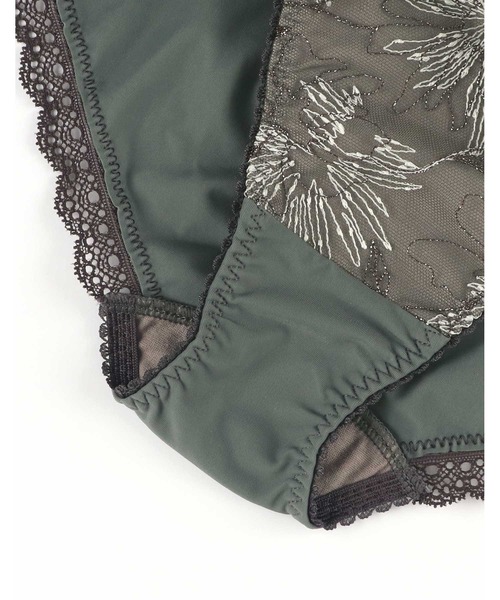 AMPHI（アンフィ）の「「otona MUSEコラボ」「BRAGENIC ブラジェニック ぴたっとフィットタイプ」　ショーツ（ショーツ・レディース・レッド/グリーン/サックスブルー/アイボリー/ブラウン・L/M）」の6枚目の写真