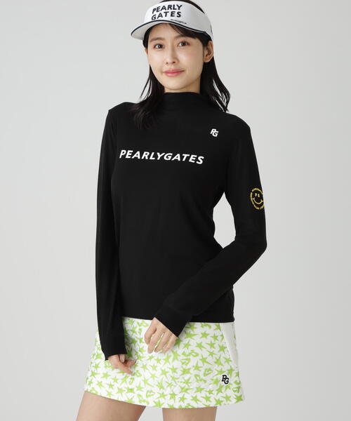 PEARLY GATES(パーリーゲイツ)の「【PEARLY GATES】ラグウォームプレミア(Tシャツ/カットソー・レディース・ホワイト/ピンク/ネイビー・SMALL/MEDIUM/LARGE)」の2枚目の写真