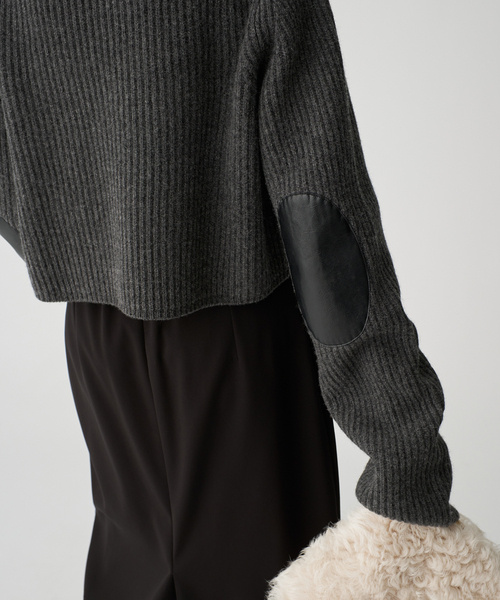 セール】INSCRIRE アンスクリア Rib Short Length プルオーバー