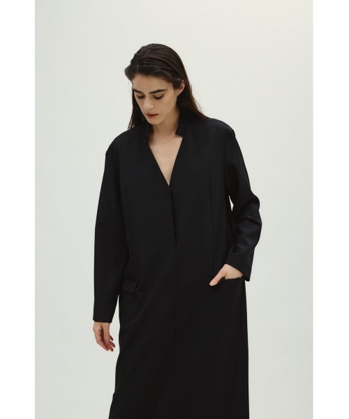 RIM.ARK(リムアーク)の「JK like dress ジャケットライクドレス(ドレス・レディース・ネイビー/チャコールグレー/ブラック・36/38)」の5枚目の写真