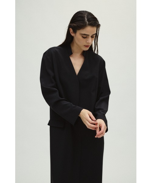 RIM.ARK(リムアーク)の「JK like dress ジャケットライクドレス(ドレス・レディース・ネイビー/チャコールグレー/ブラック・36/38)」の8枚目の写真