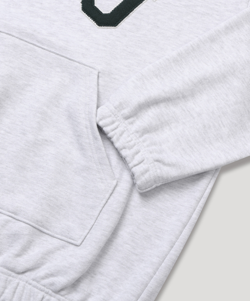 NODU（ノードユー）の「ビッグロゴアップリケフードTシャツ[ライトグレー]（パーカー・メンズ・その他・MEDIUM/LARGE）」の6枚目の写真