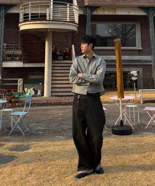 TOFFEE(トフィー)の「クラシックロー デニムパンツ (ブラック)(デニムパンツ・メンズ・その他・SMALL/MEDIUM/LARGE/X-LARGE)」の9枚目の写真