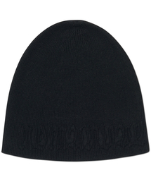 NOMANUAL（NOMANUAL）の「NM EMBOSSED BEANIE - BLACK（ニットキャップ/ビーニー）」