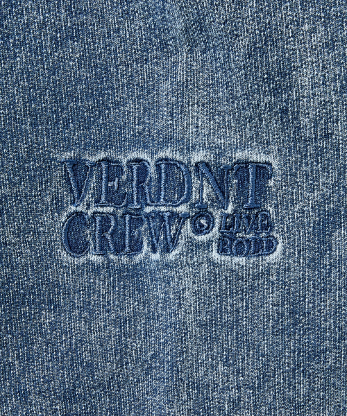Verdnt（バーダント）の「ニットデニムウォッシングスウェットシャツ[インディゴ]（スウェット・レディース・その他・LARGE/SMALL/MEDIUM）」の2枚目の写真