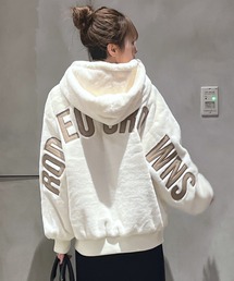 ロゴパッチエコファーブルゾン