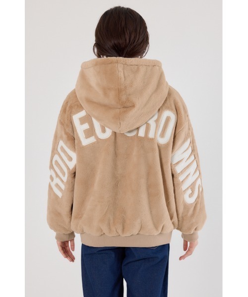 ロゴパッチエコファーブルゾン（ブルゾン）｜RODEO CROWNS WIDE BOWL