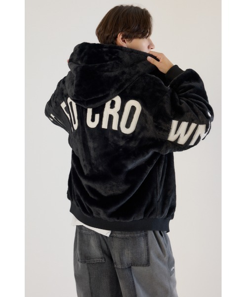 ロゴパッチエコファーブルゾン（ブルゾン）｜RODEO CROWNS WIDE BOWL