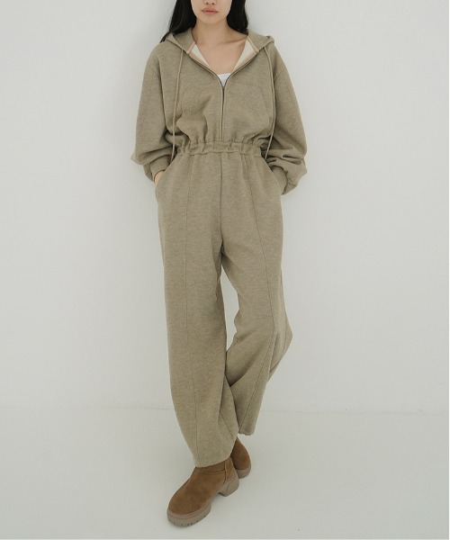 CLANE（クラネ）の「SLANT DESIGN ALL IN ONE（つなぎ/オールインワン